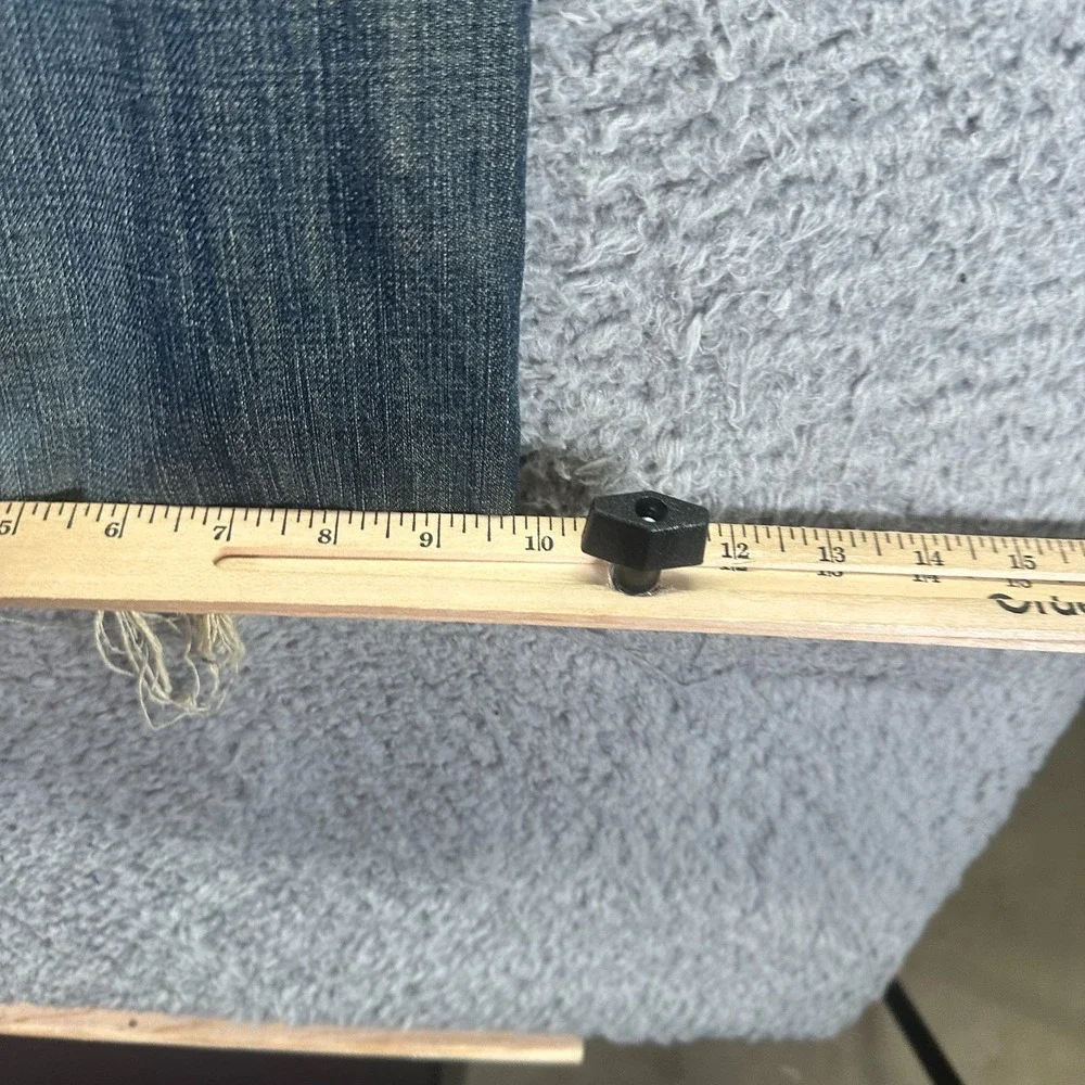 Vintage 7 For All Mankind Jeans Men 36x33 Blue Cotton Denim Straight Relaxed USA